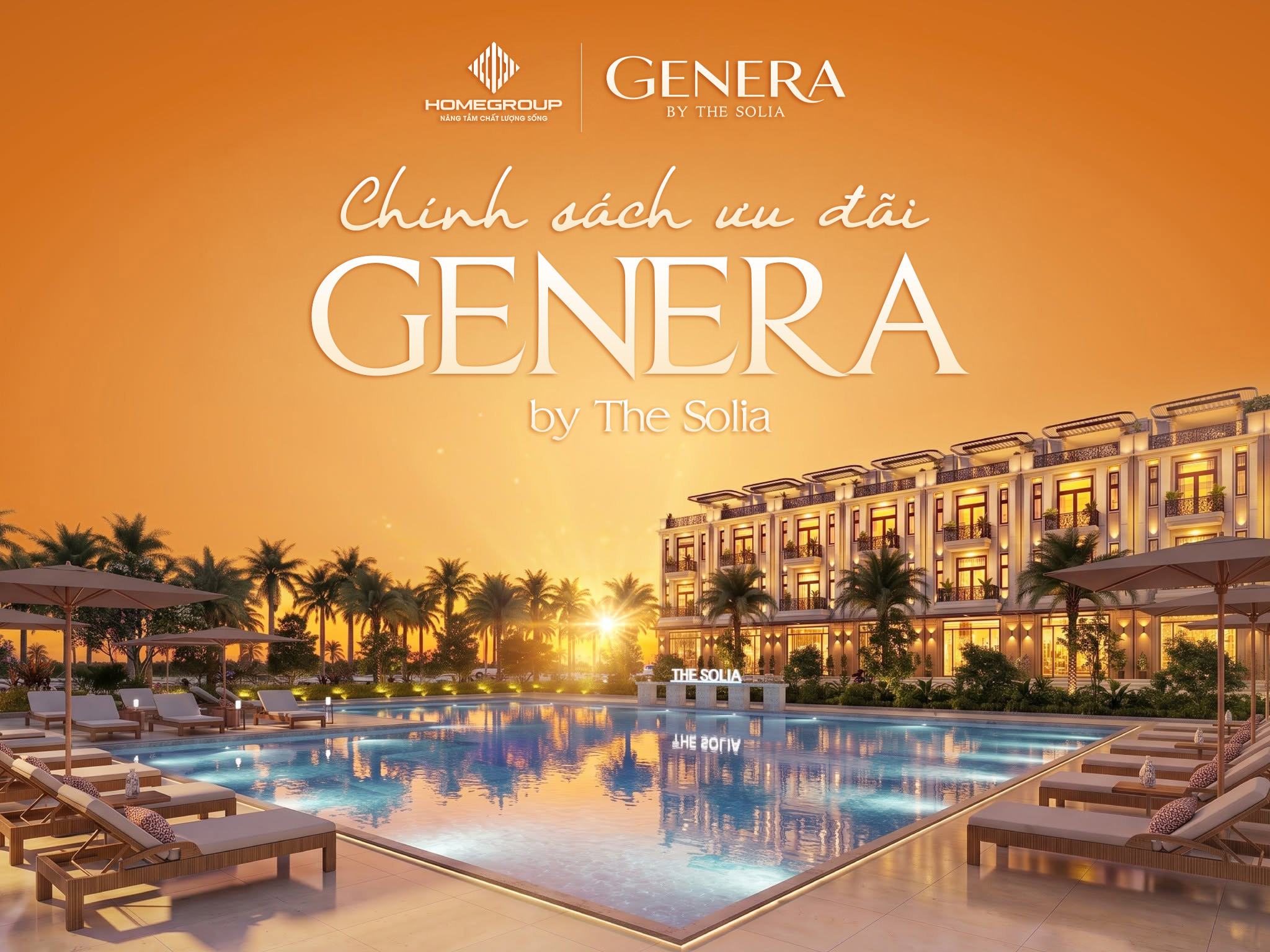 Chính sách ưu đãi nhà phố Genera by The Solia