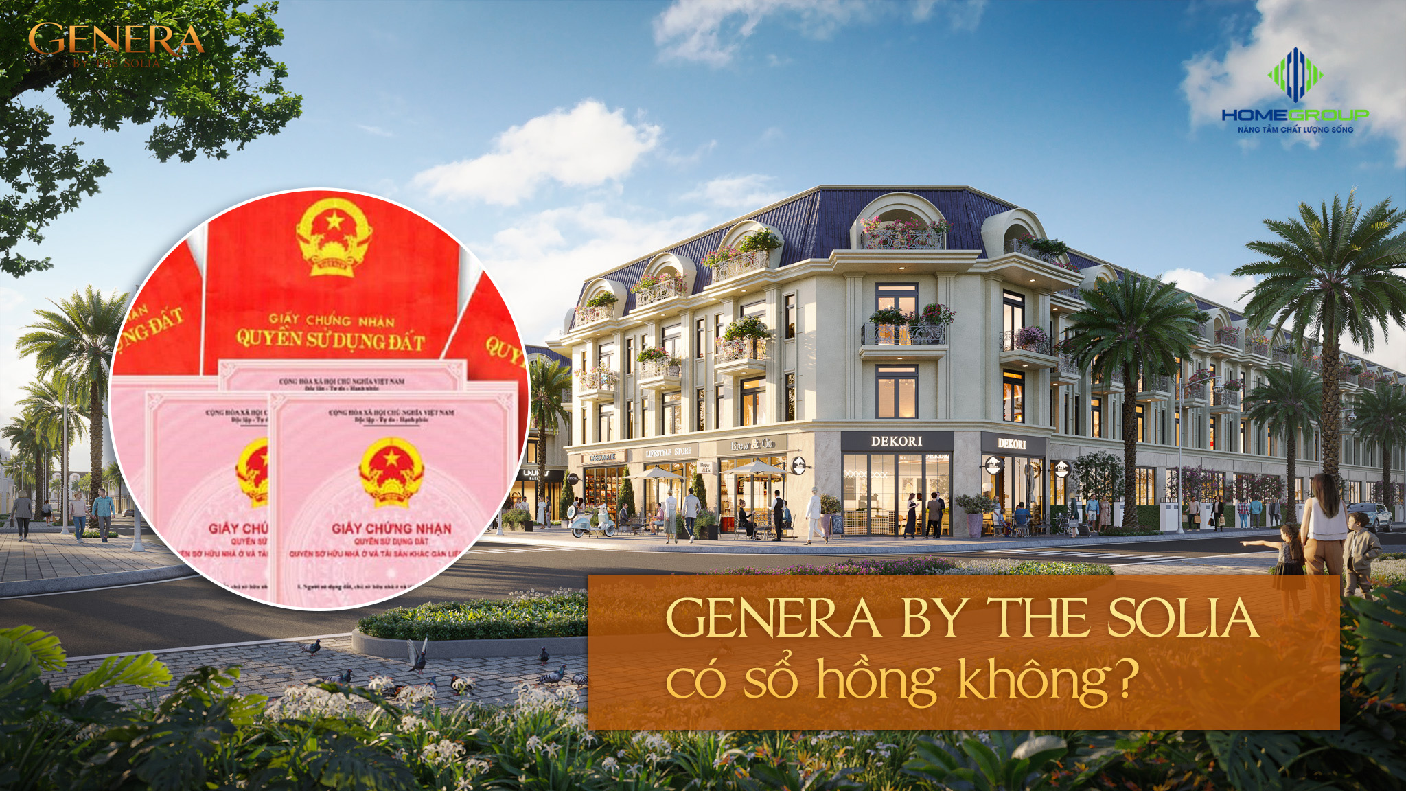 Genera by The Solia có sổ hồng không