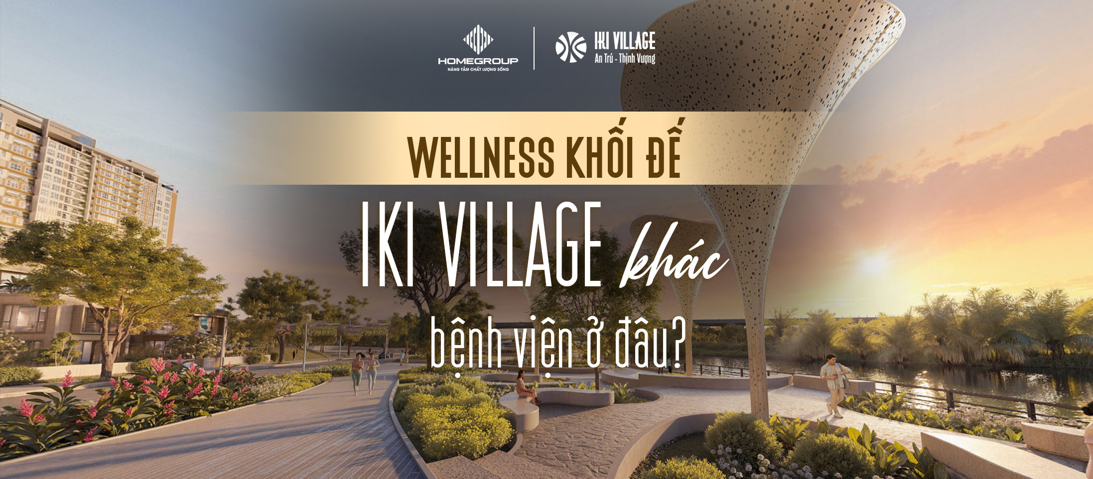 Wellness khối đế IKI Village khác bệnh viện ở đâu?